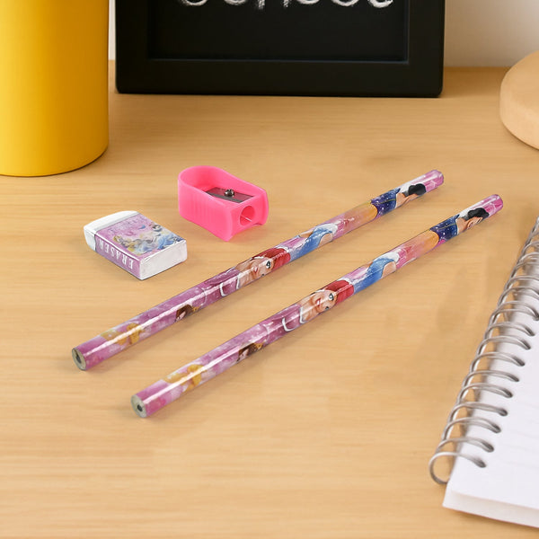 Fun & Functional! 5-in-1 Cartoon Pencil Set for School & Play (5 Pc)