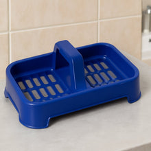 2in1 Plastic Soap Case, Dual Section Soap Holder for Bathroom or Kitchen Sink ,Sabudani(1 Pc / Multicolor)