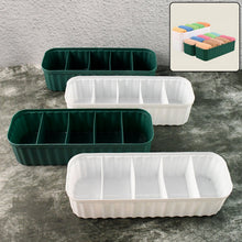 5 Compartments Socks / Handkerchief / Underwear Storage Box Socks Drawer Closet Organizer Storage Boxes (pack of 4)