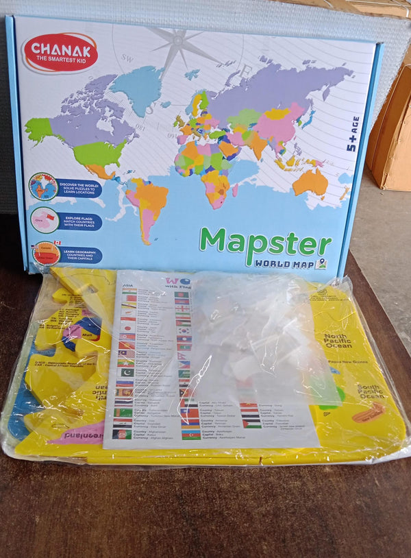 Aditi Mapster World Map EVA Foam Puzzle Set